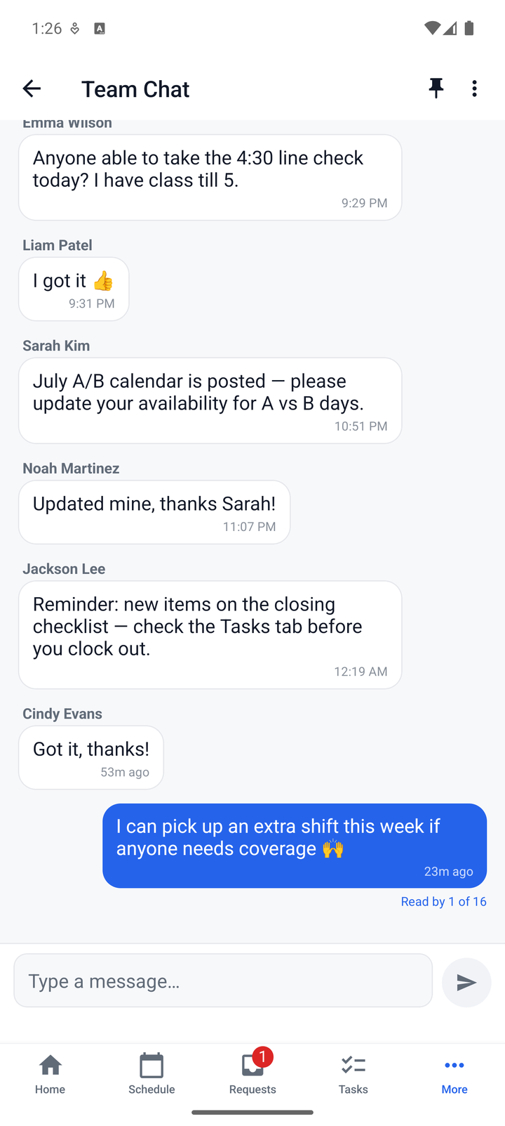 Mobile messaging